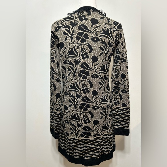Gottardi Collection Italian Merino Wool Blend Long Line Cardigan Sweater - Picture 5 of 9